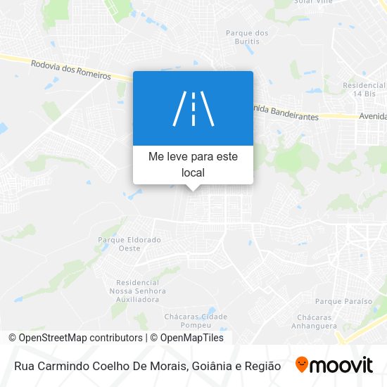 Rua Carmindo Coelho De Morais mapa