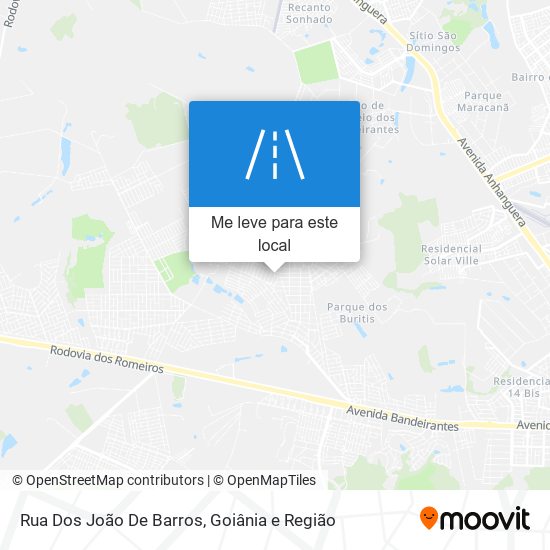 Rua Dos João De Barros mapa