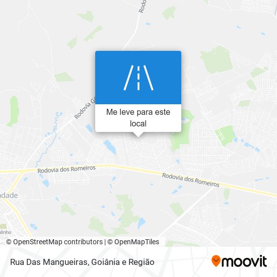 Rua Das Mangueiras mapa