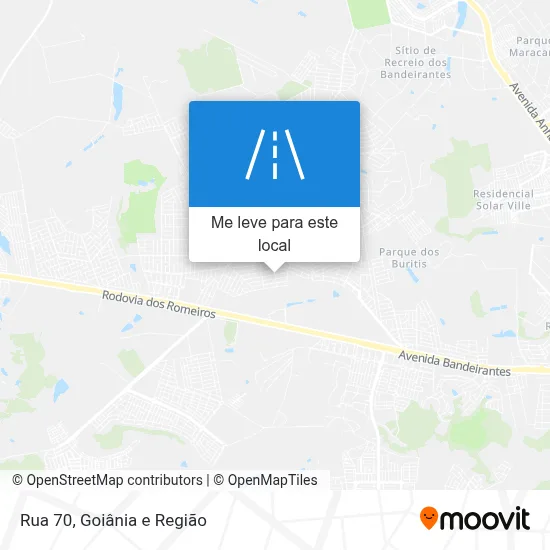Rua 70 mapa