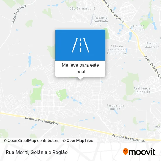 Rua Meriti mapa