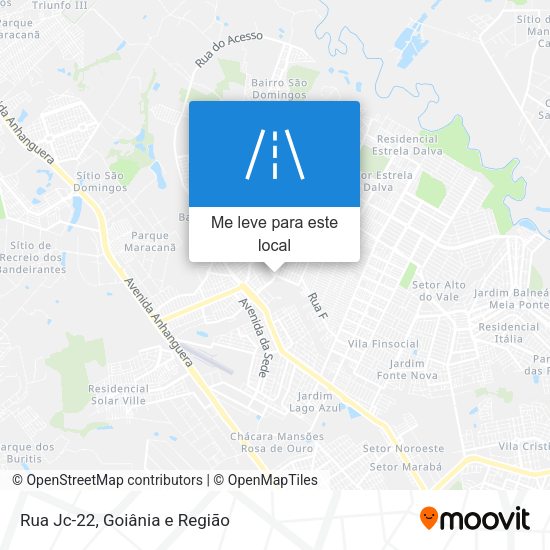 Rua Jc-22 mapa