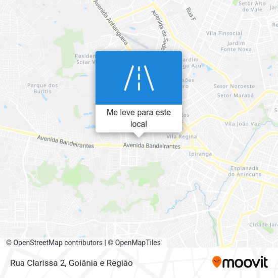 Rua Clarissa 2 mapa