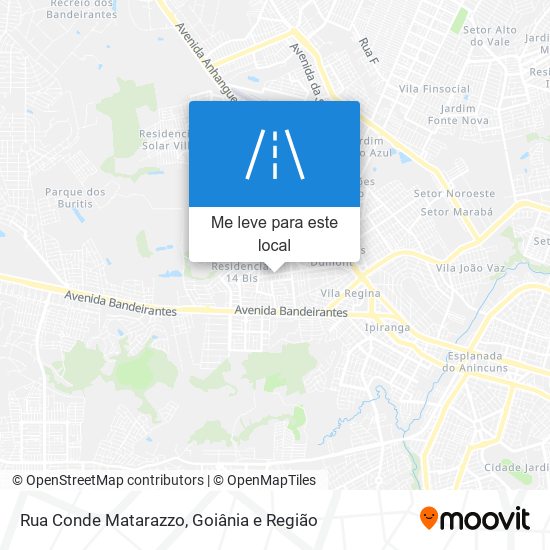 Rua Conde Matarazzo mapa