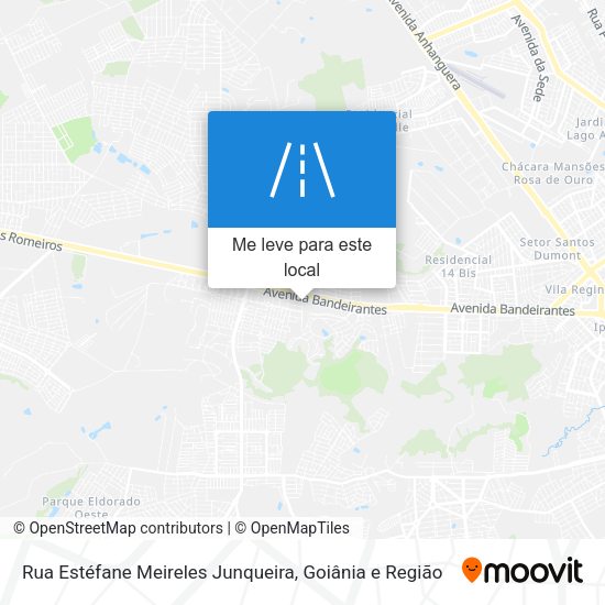 Rua Estéfane Meireles Junqueira mapa