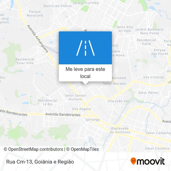 Rua Cm-13 mapa