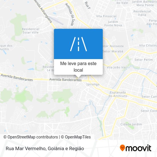Rua Mar Vermelho mapa