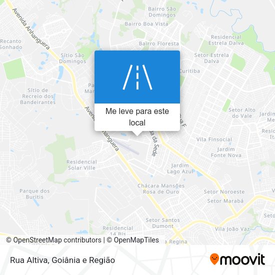 Rua Altiva mapa