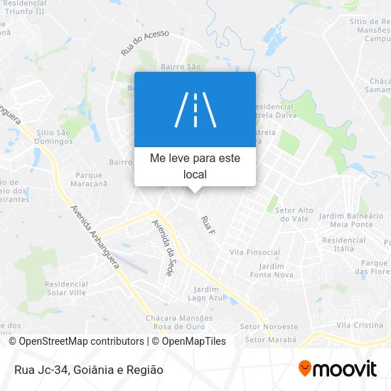 Rua Jc-34 mapa