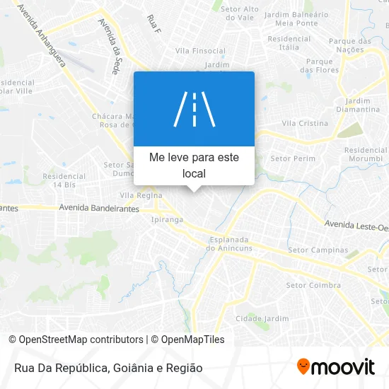 Rua Da República mapa