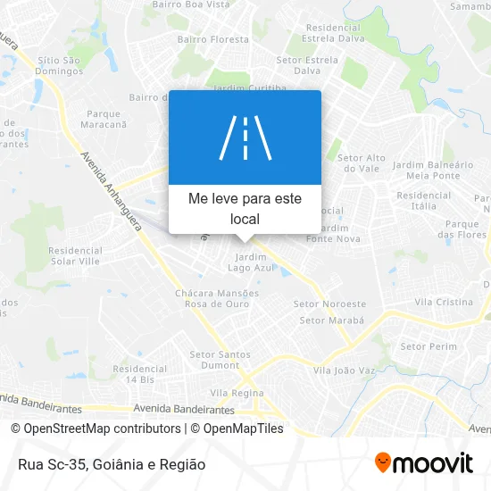 Rua Sc-35 mapa