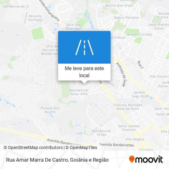 Rua Amar Marra De Castro mapa