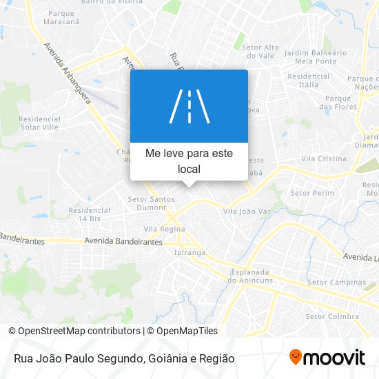Rua João Paulo Segundo mapa