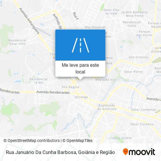 Rua Januário Da Cunha Barbosa mapa