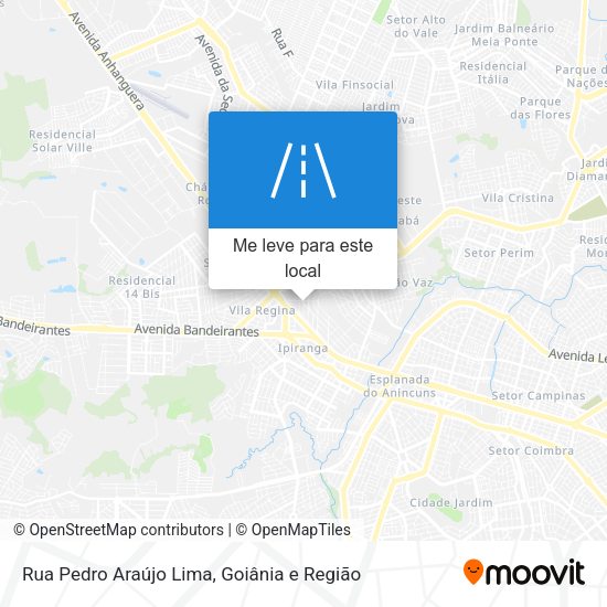 Rua Pedro Araújo Lima mapa
