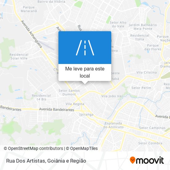 Rua Dos Artistas mapa