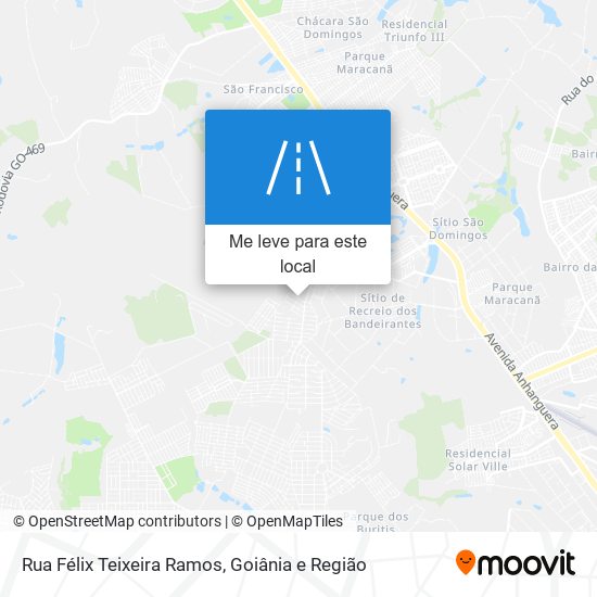 Rua Félix Teixeira Ramos mapa