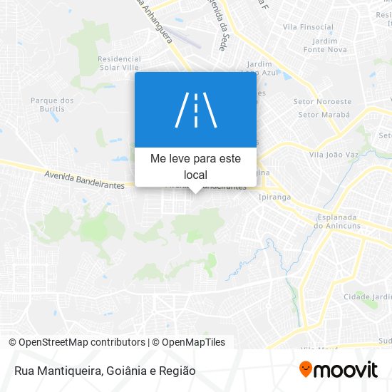 Rua Mantiqueira mapa