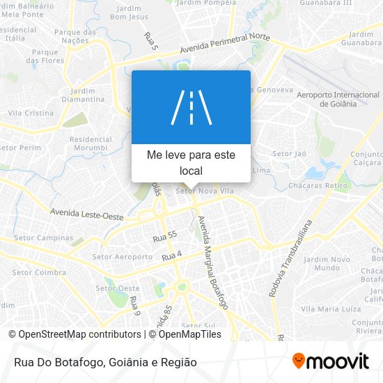 Rua Do Botafogo mapa
