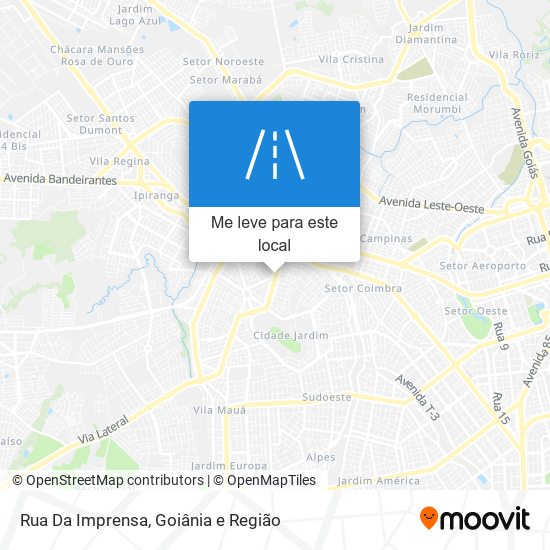 Rua Da Imprensa mapa