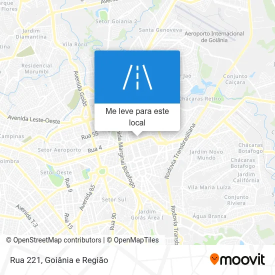 Rua 221 mapa