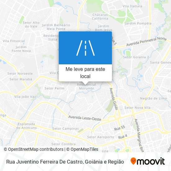 Rua Juventino Ferreira De Castro mapa