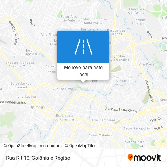 Rua Rit 10 mapa