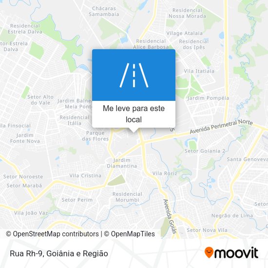 Rua Rh-9 mapa