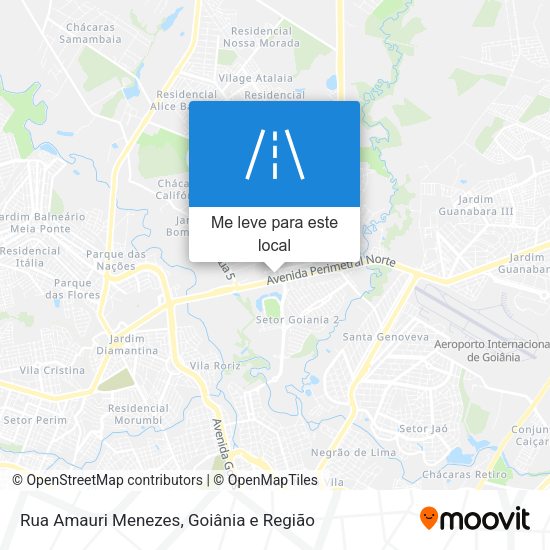 Rua Amauri Menezes mapa
