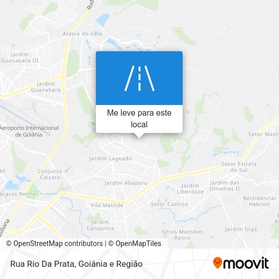 Rua Rio Da Prata mapa