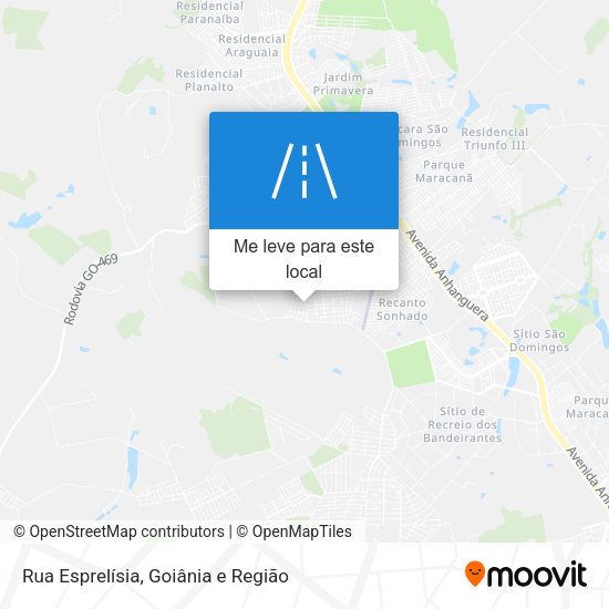 Rua Esprelísia mapa