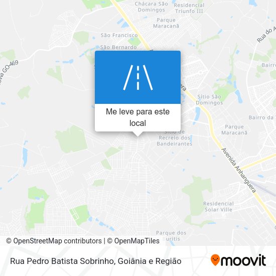 Rua Pedro Batista Sobrinho mapa