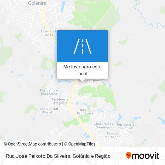 Rua José Peixoto Da Silveira mapa