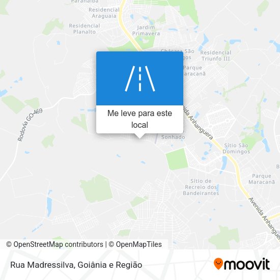 Rua Madressilva mapa