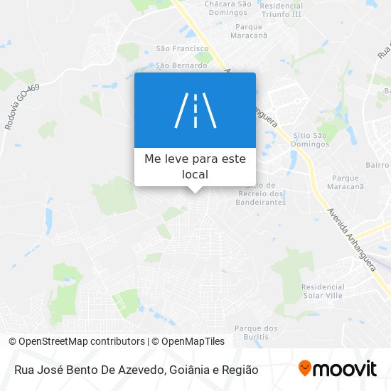 Rua José Bento De Azevedo mapa