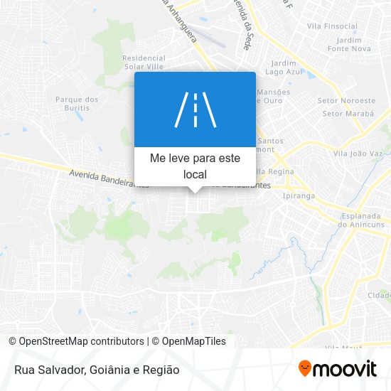 Rua Salvador mapa