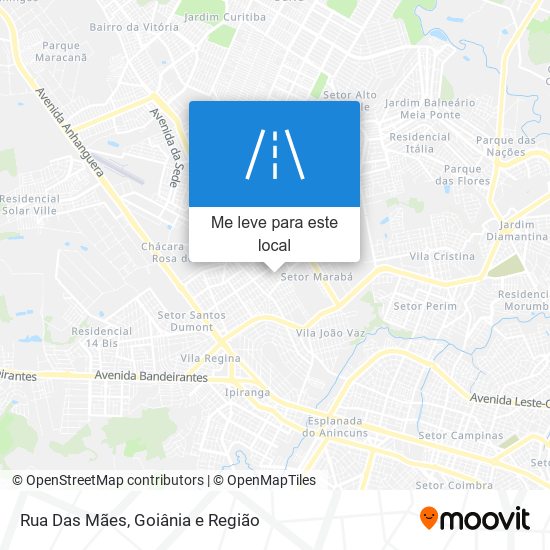 Rua Das Mães mapa