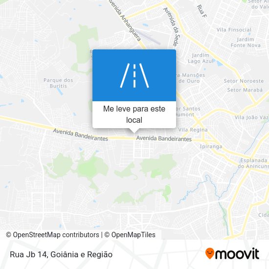 Rua Jb 14 mapa