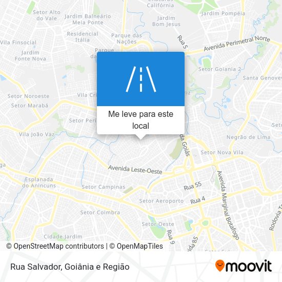 Rua Salvador mapa