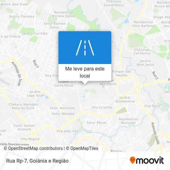 Rua Rp-7 mapa