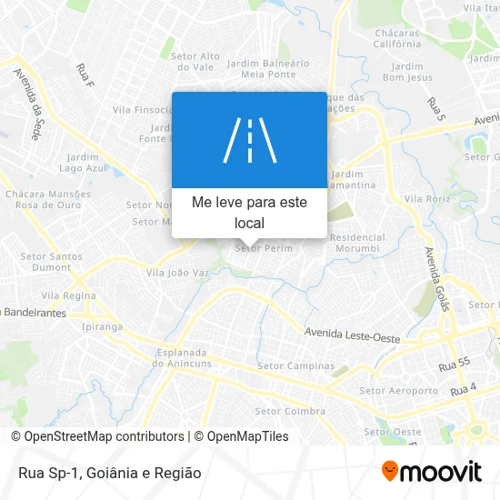 Rua Sp-1 mapa