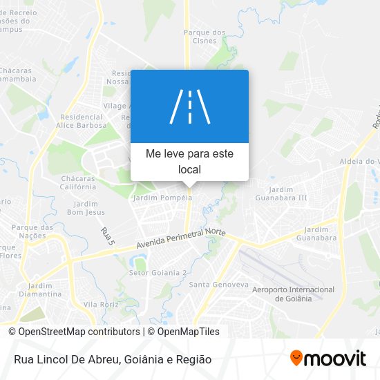 Rua Lincol De Abreu mapa
