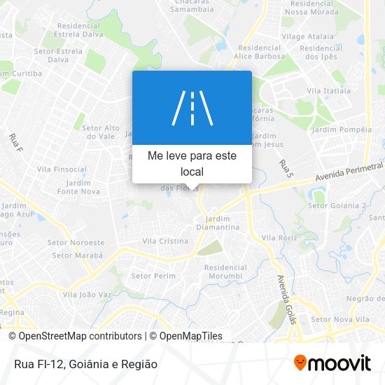 Rua Fl-12 mapa