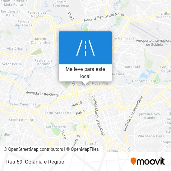 Rua 69 mapa