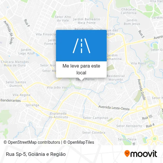 Rua Sp-5 mapa