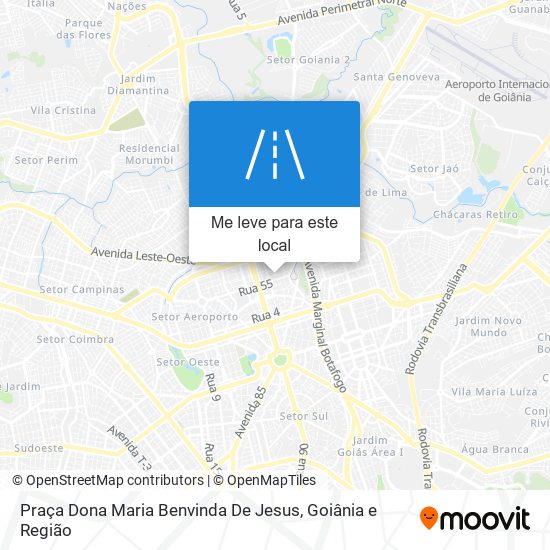 Praça Dona Maria Benvinda De Jesus mapa