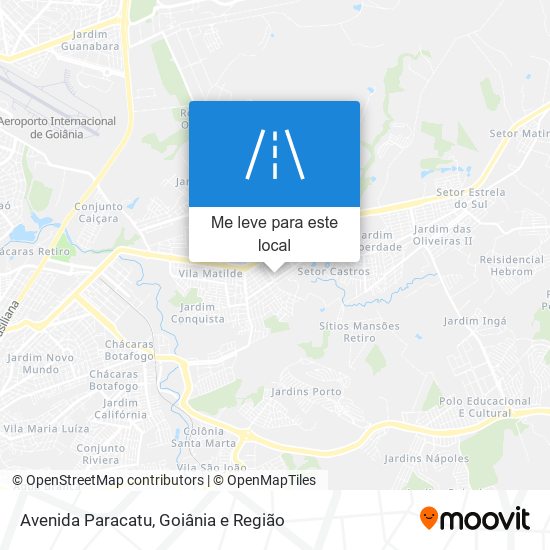 Avenida Paracatu mapa