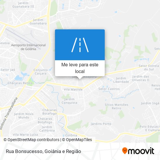 Rua Bonsucesso mapa