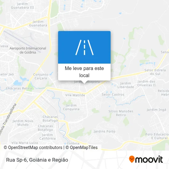 Rua Sp-6 mapa