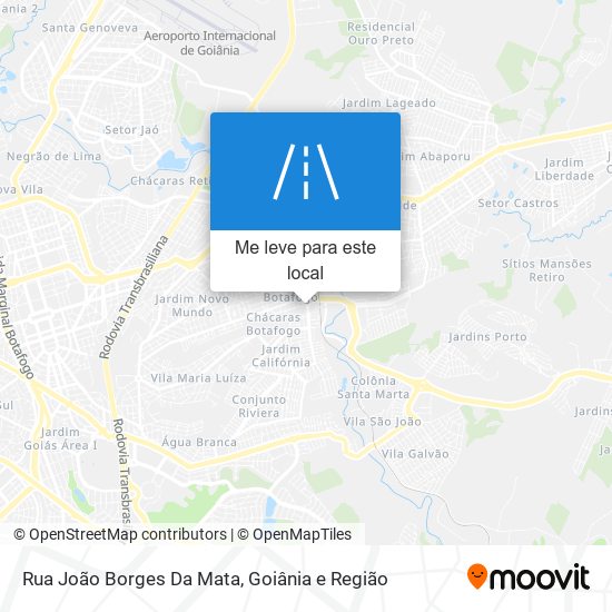 Rua João Borges Da Mata mapa